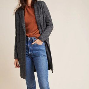 Anthropologie Graham Longline Plaid Blazer *RARE*